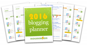 Planificador descargable 2016 para tu blog
